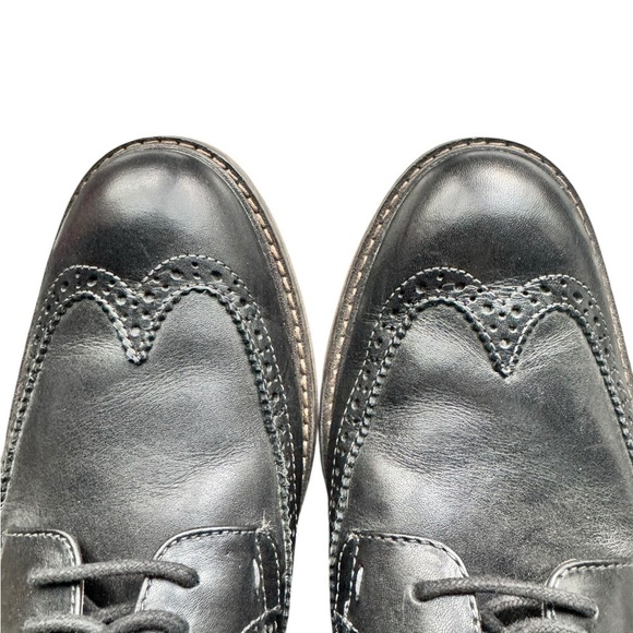 Vionic Men’s Black Leather Wingtip Oxford Dress Shoes Size 8.5 Brogue Classic main image 6
